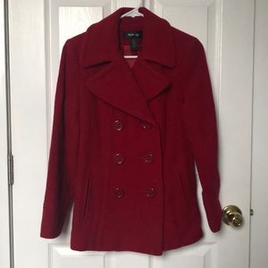 Red Peacoat